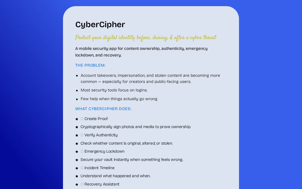 CyberCipher.app